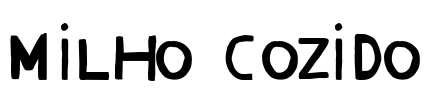 Milho Cozido Font Image