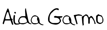 Aida Garmo Font Image