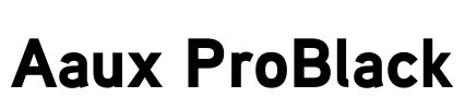 Aaux ProBlack Font Image