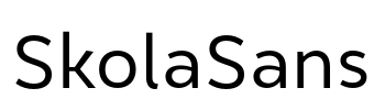 SkolaSans Font Image