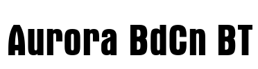 Aurora BdCn BT Font Image