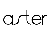 Aster Font Image