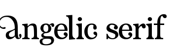 Angelic Serif