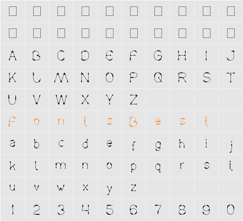 Crow Chief Character Map