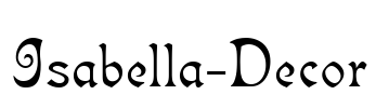 Isabella-Decor Font Image