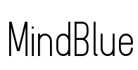 MindBlue Font Image