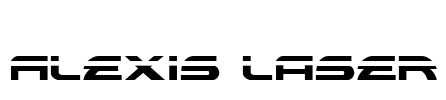 Alexis Laser Font Image