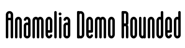 Anamelia Demo Rounded Font Image