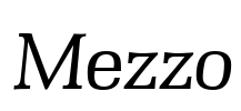 Mezzo Font Image