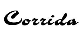 Corrida Font Image