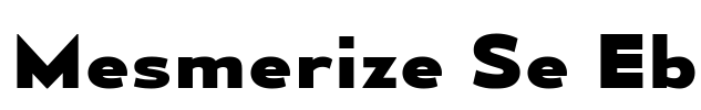 Mesmerize Se Eb Font Image