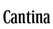 Cantina Font Image