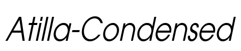 Atilla-Condensed Font Image