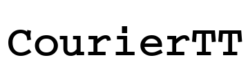 CourierTT Font Image