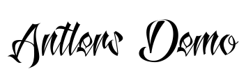 Antlers Demo Font Image