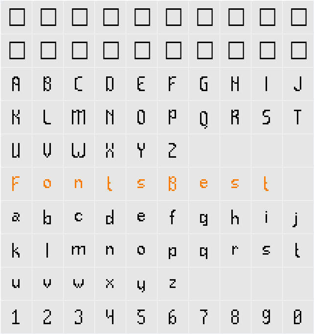 Annenski-Extreme Character Map