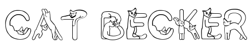 Cat Becker Font Image