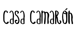 Casa Camarón Font Image