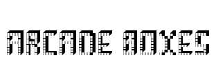 Arcade Boxes Font Image