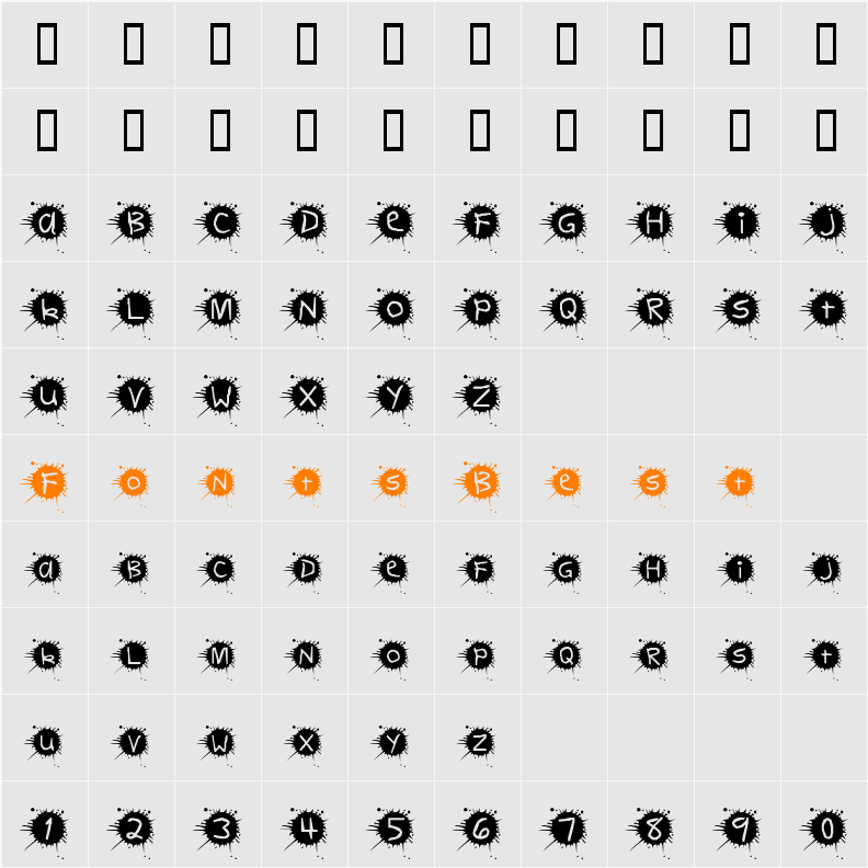 JI-Divide Character Map