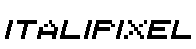 Italipixel Font Image