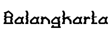 Balangkarta Font Image