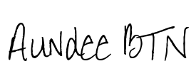 Aundee BTN Font Image