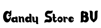 Candy Store BV Font Image