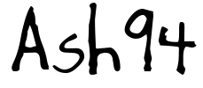 Ash94 Font Image