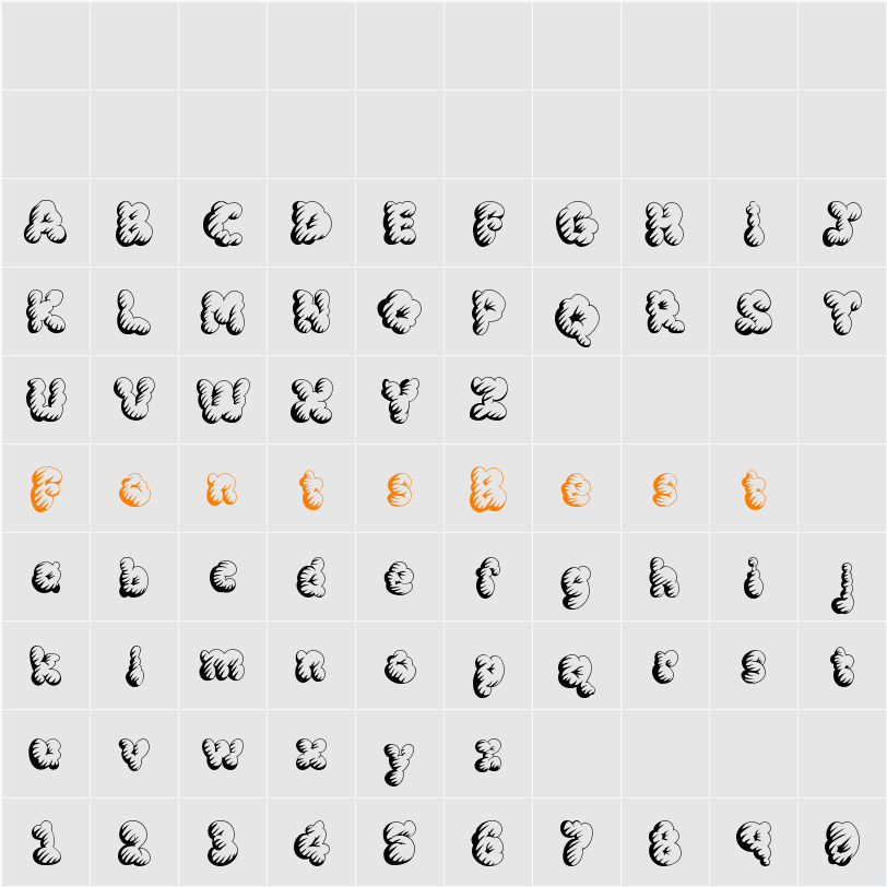 McKloud Storm Character Map