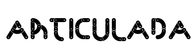 Articulada Font Image