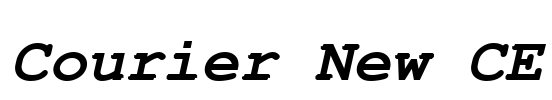 Courier New CE Font Image