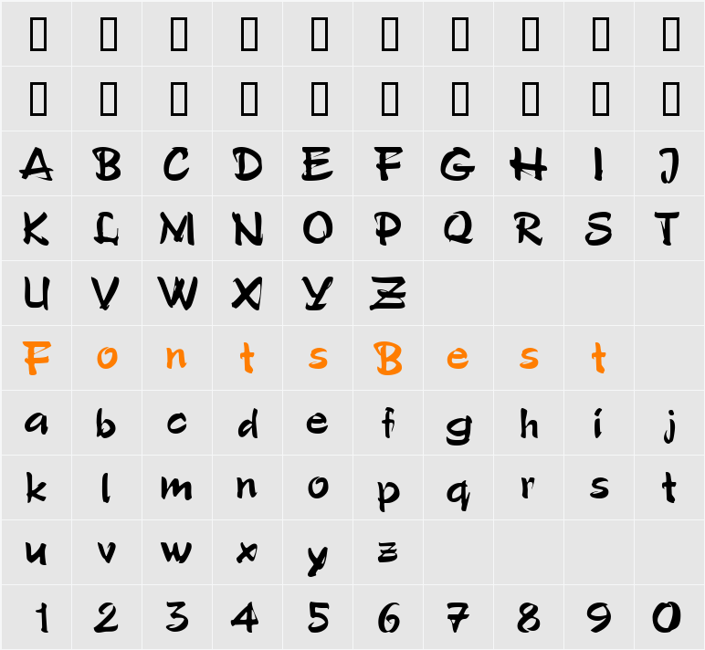 ArtificeSSK Character Map