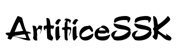 ArtificeSSK Font Image