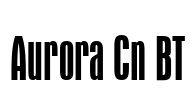 Aurora Cn BT Font Image