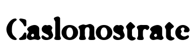 Caslonostrate Font Image