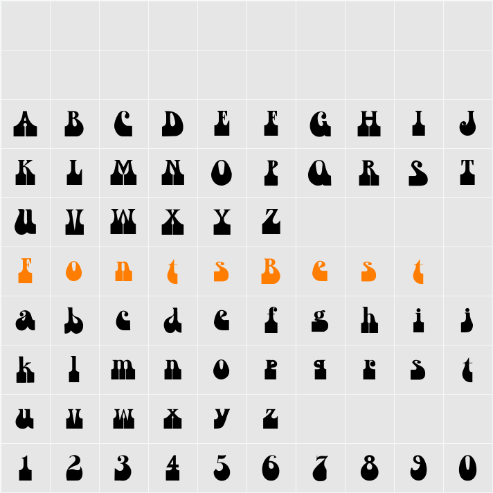 IronButterfly HM Character Map