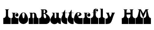 IronButterfly HM Font Image