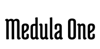 Medula One Font Image