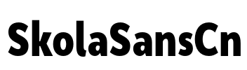 SkolaSansCn Font Image