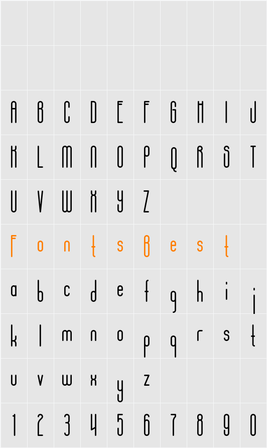 Aposiopesis Condensed Character Map