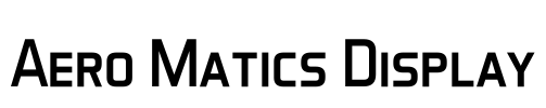 Aero Matics Display Font Image