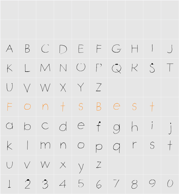 CBX-Chechee Character Map