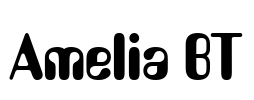 Amelia BT Font Image