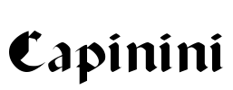 Capinini Font Image