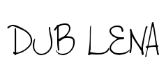 DJB LENA Font Image