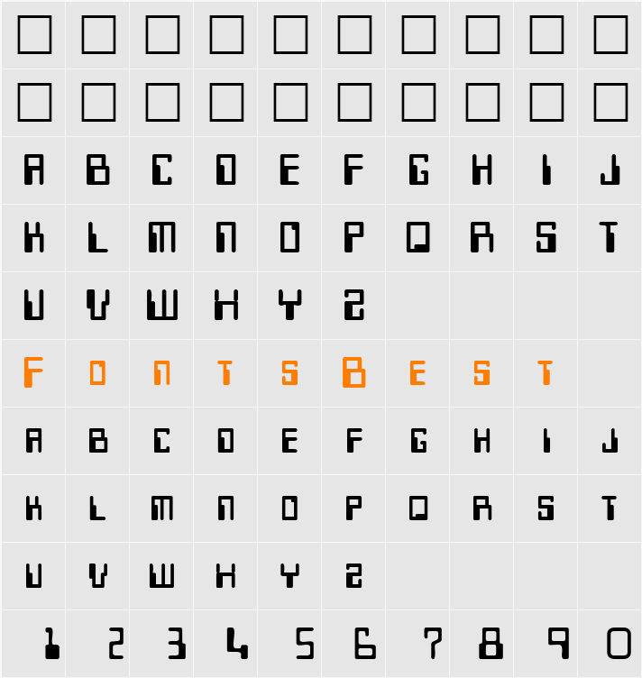 Micr DB Character Map