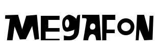 Megafon Font Image