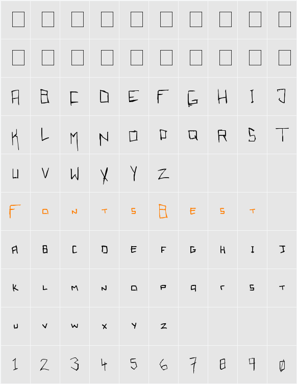 Crunchy Cheese Character Map