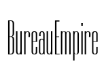 BureauEmpire Font Image